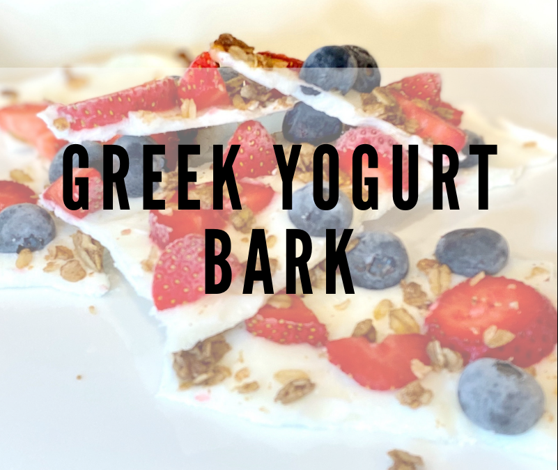 Greek Yogurt Bark